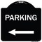 Signmission Parking Left Arrow Heavy-Gauge Aluminum Architectural Sign, 18" x 18", BW-1818-23365 A-DES-BW-1818-23365 - alternate 1